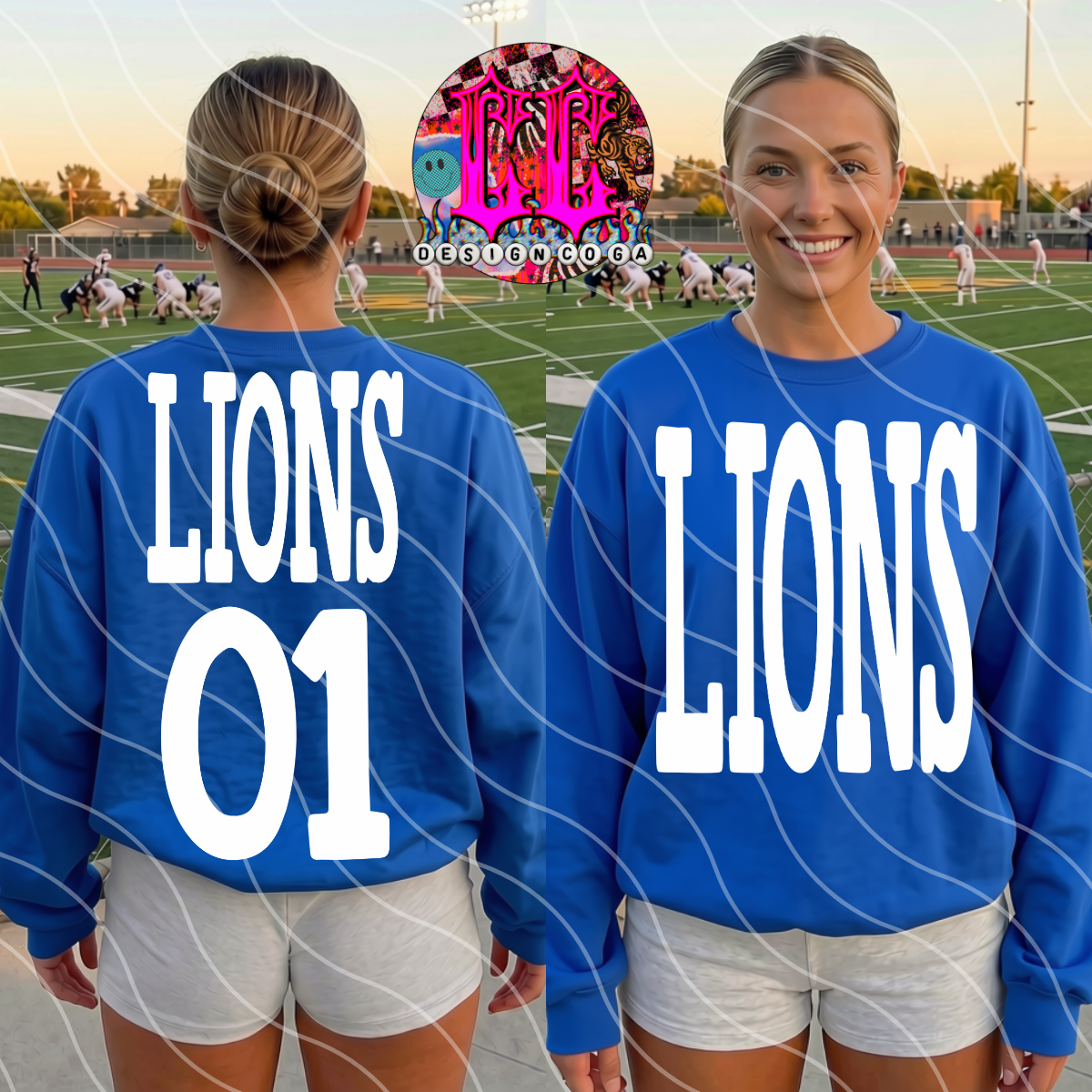 LIONS NUMBER ONE PNG DIGITAL DOWNLOAD