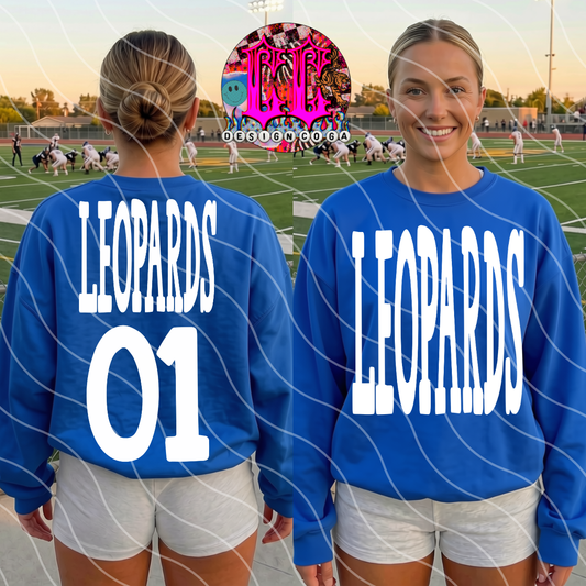 LEOPARDS NUMBER ONE PNG DIGITAL DOWNLOAD