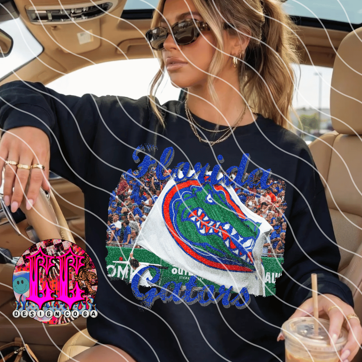GATOR FOOTBALL VINTAGE PNG DIGITAL DOWNLOAD