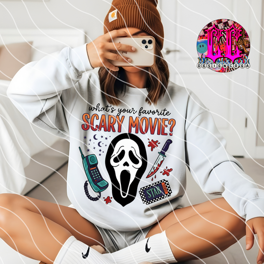 SCARY MOVIE PNG DIGITAL DOWNLOAD