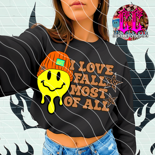 I LOVE FALL MOST OF ALL PNG DIGITAL DOWNLOAD