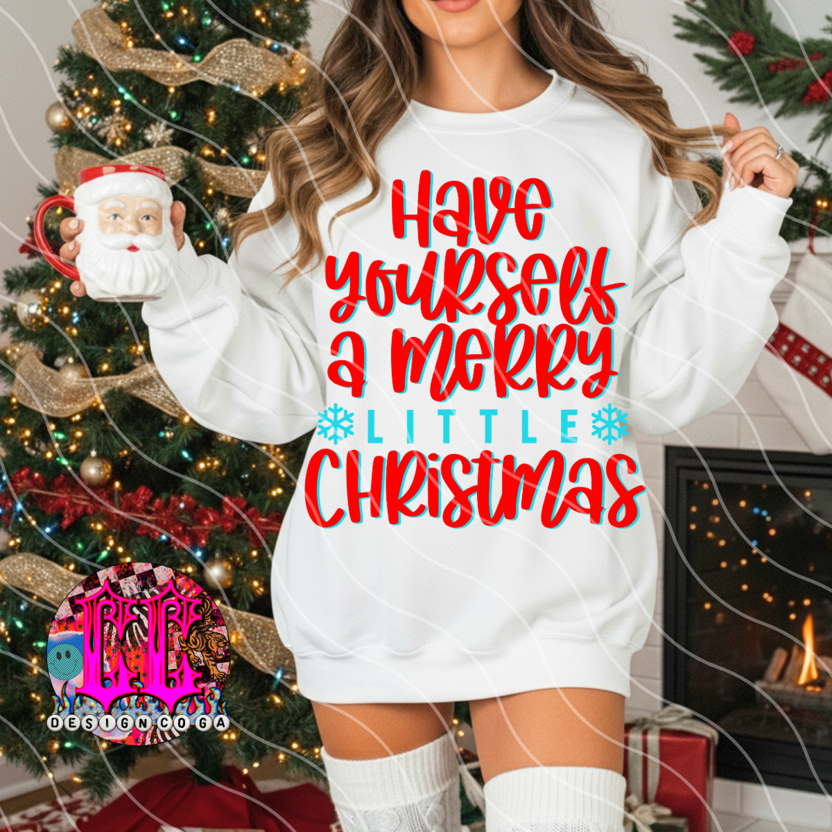 LITTLE CHRISTMAS PNG DIGITAL DOWNLOAD