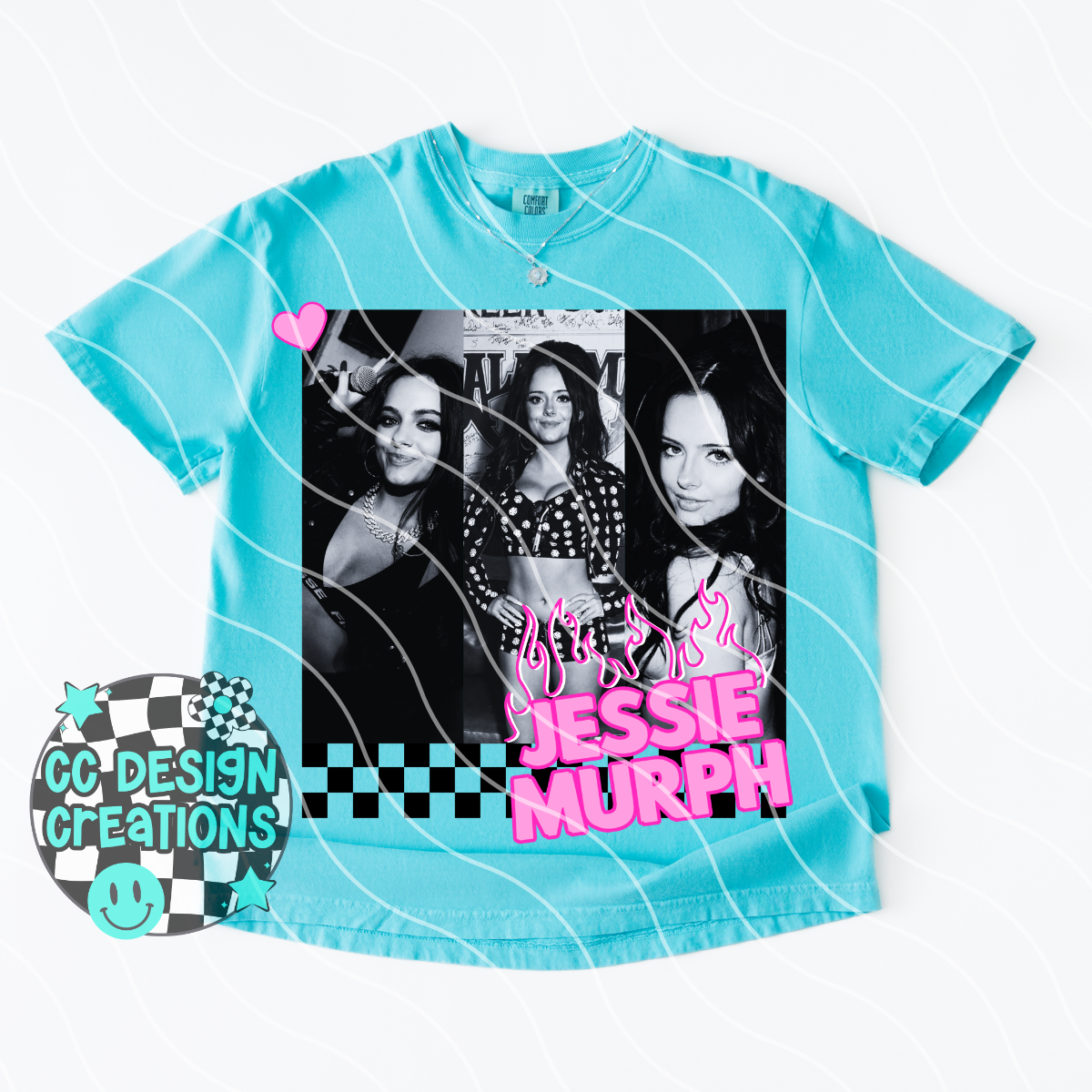 Jessie Neon Summer Music PNG Digital Download