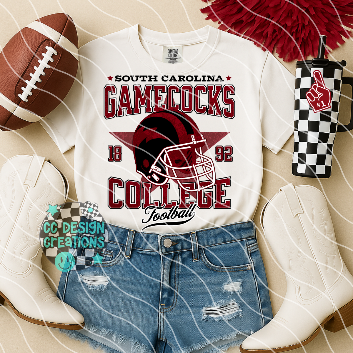 Retro All Star Football Bundle PNG Digital Download (25 Designs)