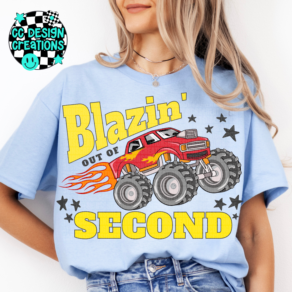 Blazin Out of Second PNG Digital Download