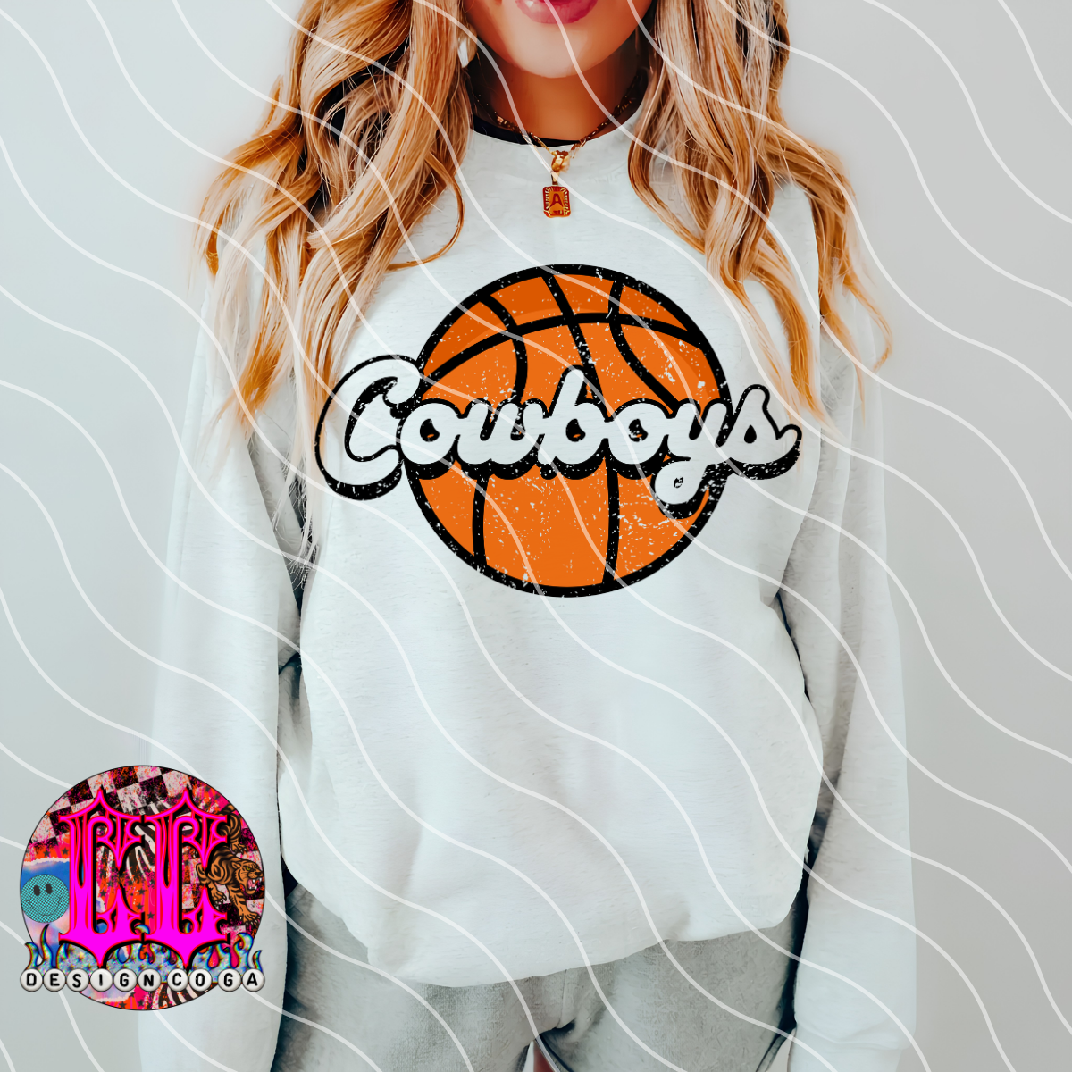 COWBOYS BASKETBALL MASCOT PNG DIGITAL DOWNLOAD
