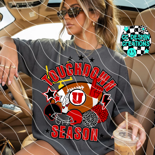 UTES TOUCHDOWN SEASON PNG DIGITAL DOWNLOAD