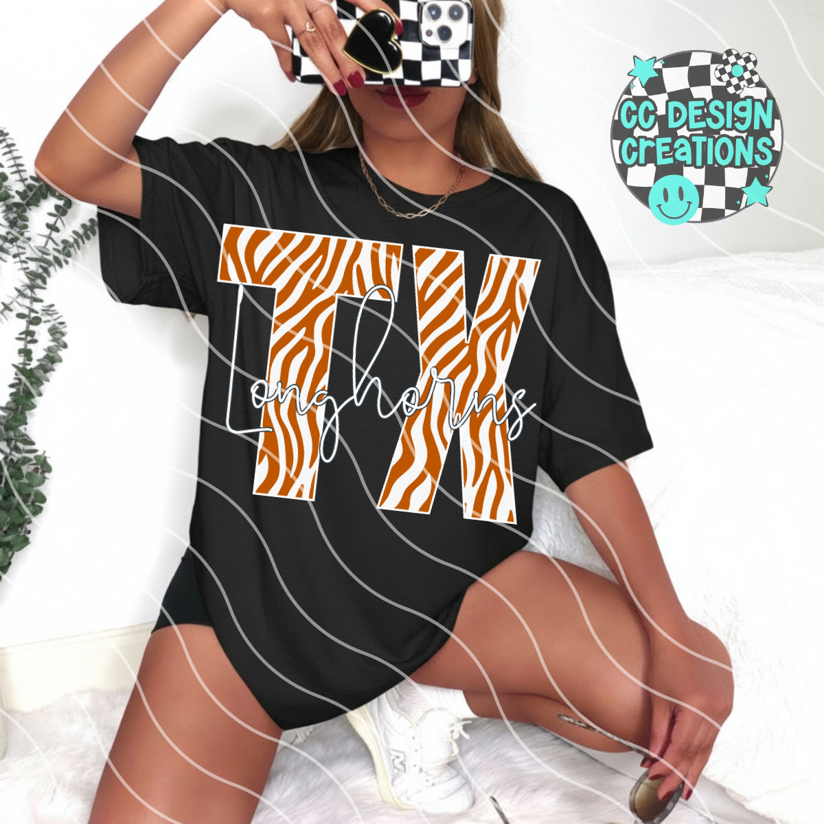 Long horns Football Zebra PNG Digital Download