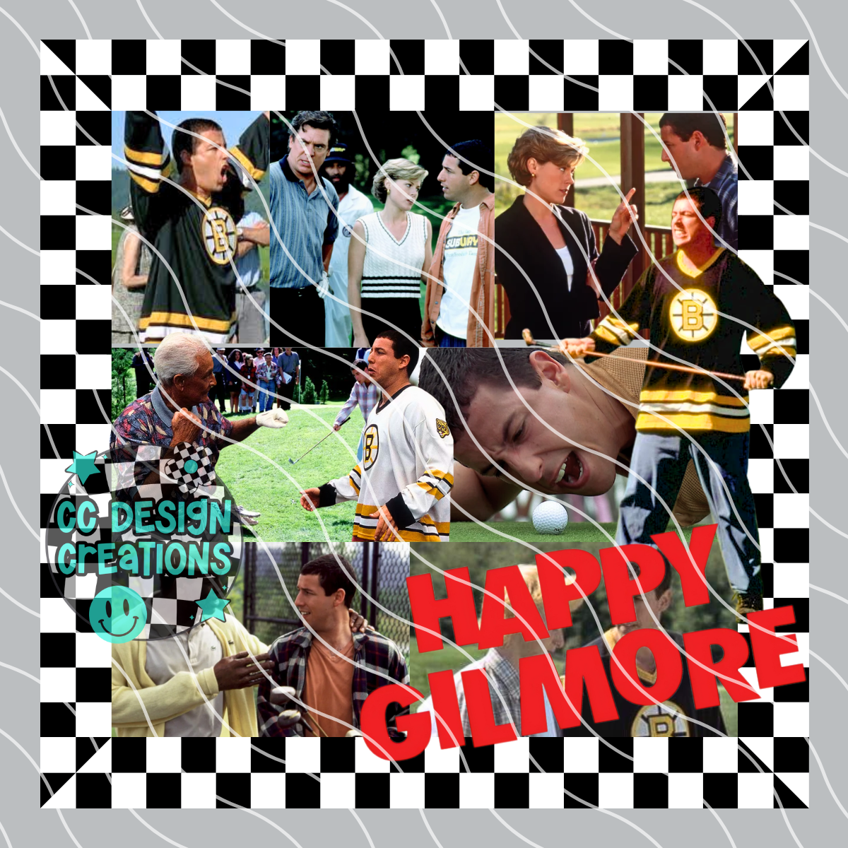 Happy Gil more Summer Movie Collage PNG Digital Download