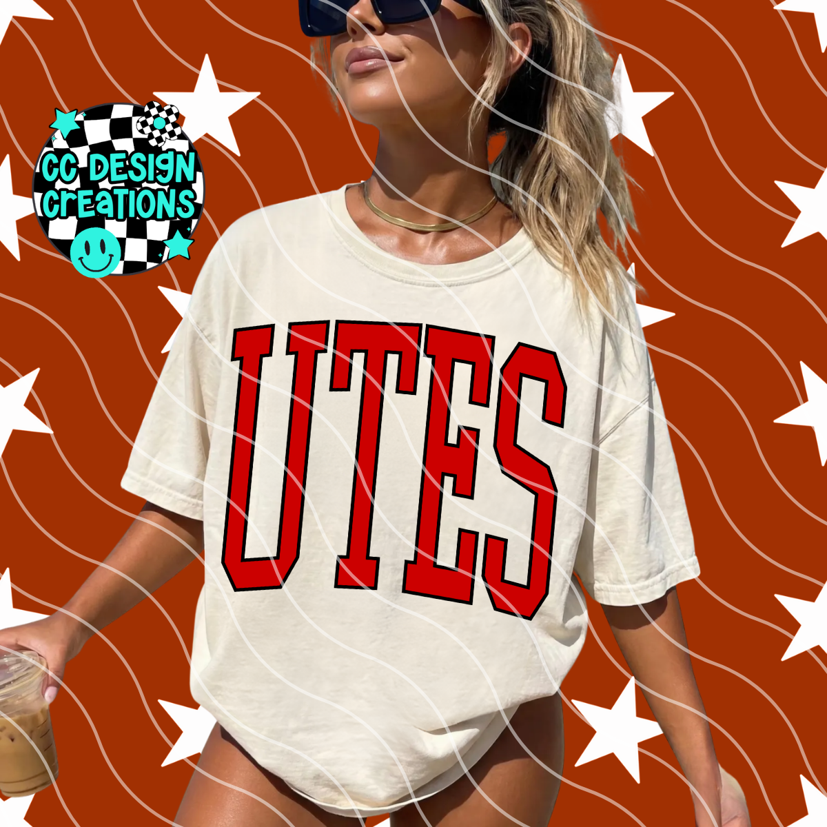 UTES SKINNY VARSITY FOOTBALL PNG DIGITAL DOWNLOAD (REG + DIS INCLUDED)