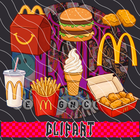 MCDS FOODIE CLIPART TWO BUCK TUES