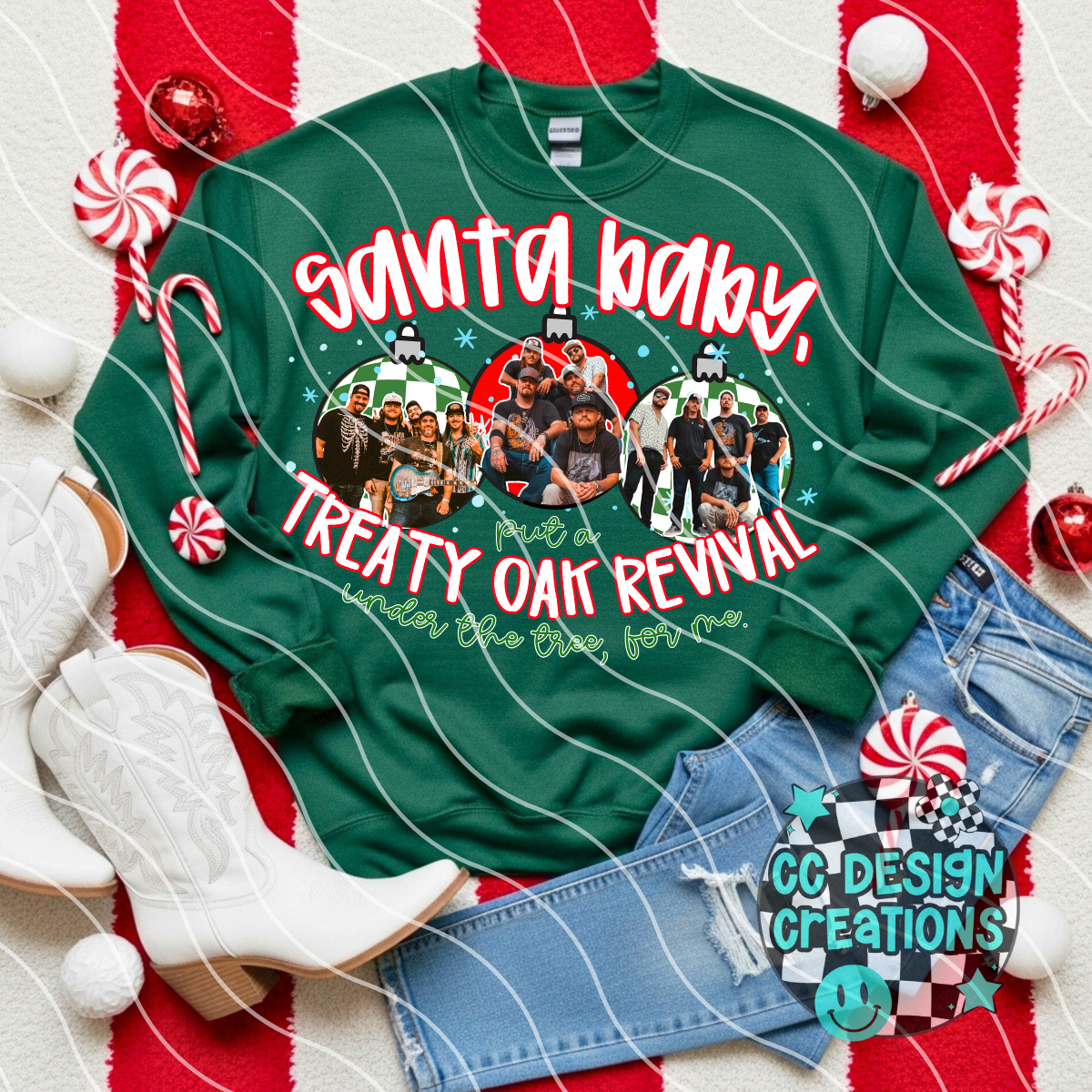 Santa Baby Treaty Oak PNG Digital Download