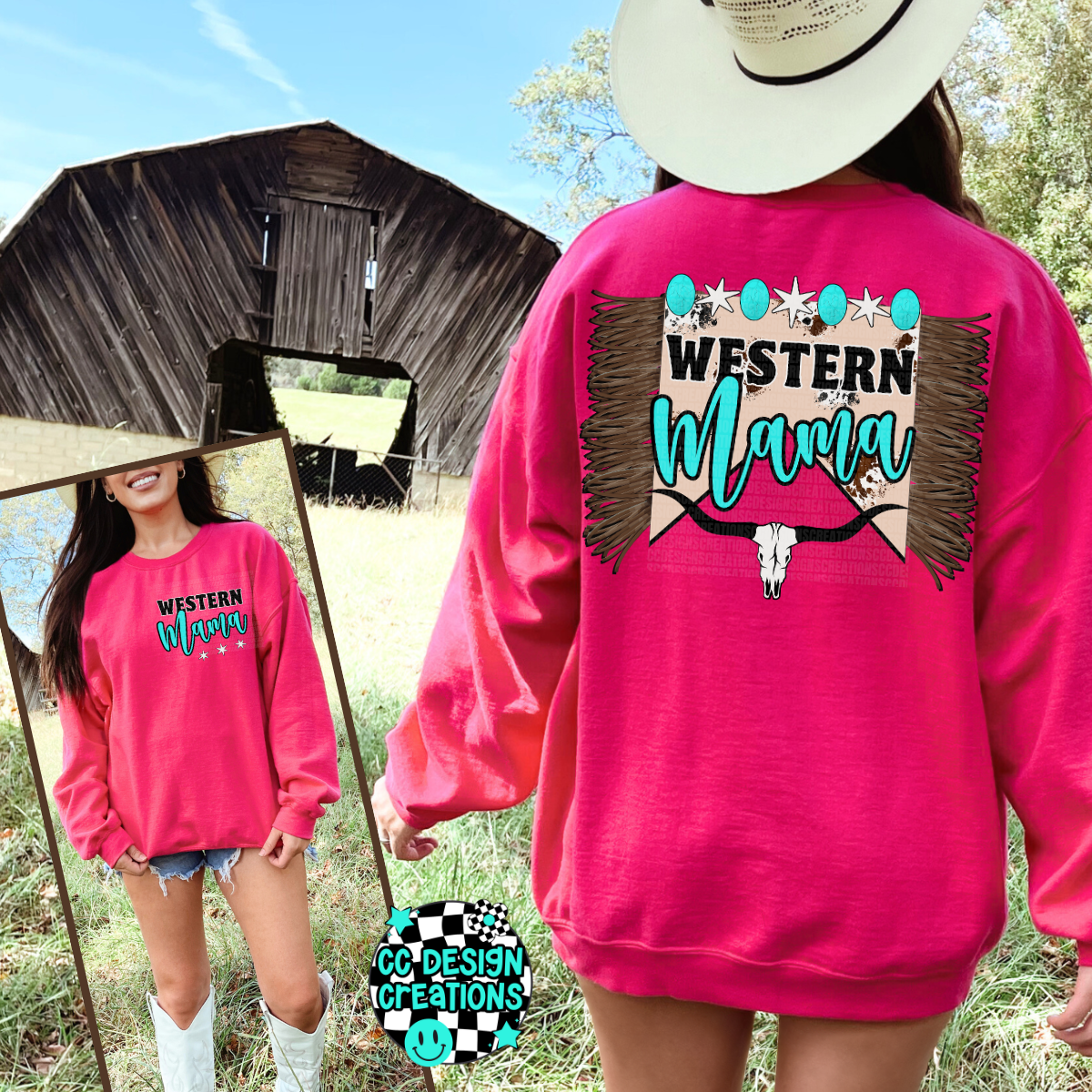 Western Mama PNG Digital Download