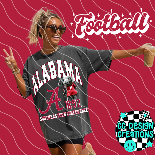 BAMA COLL EGE FOOTBALL PNG DIGITAL DOWNLOAD