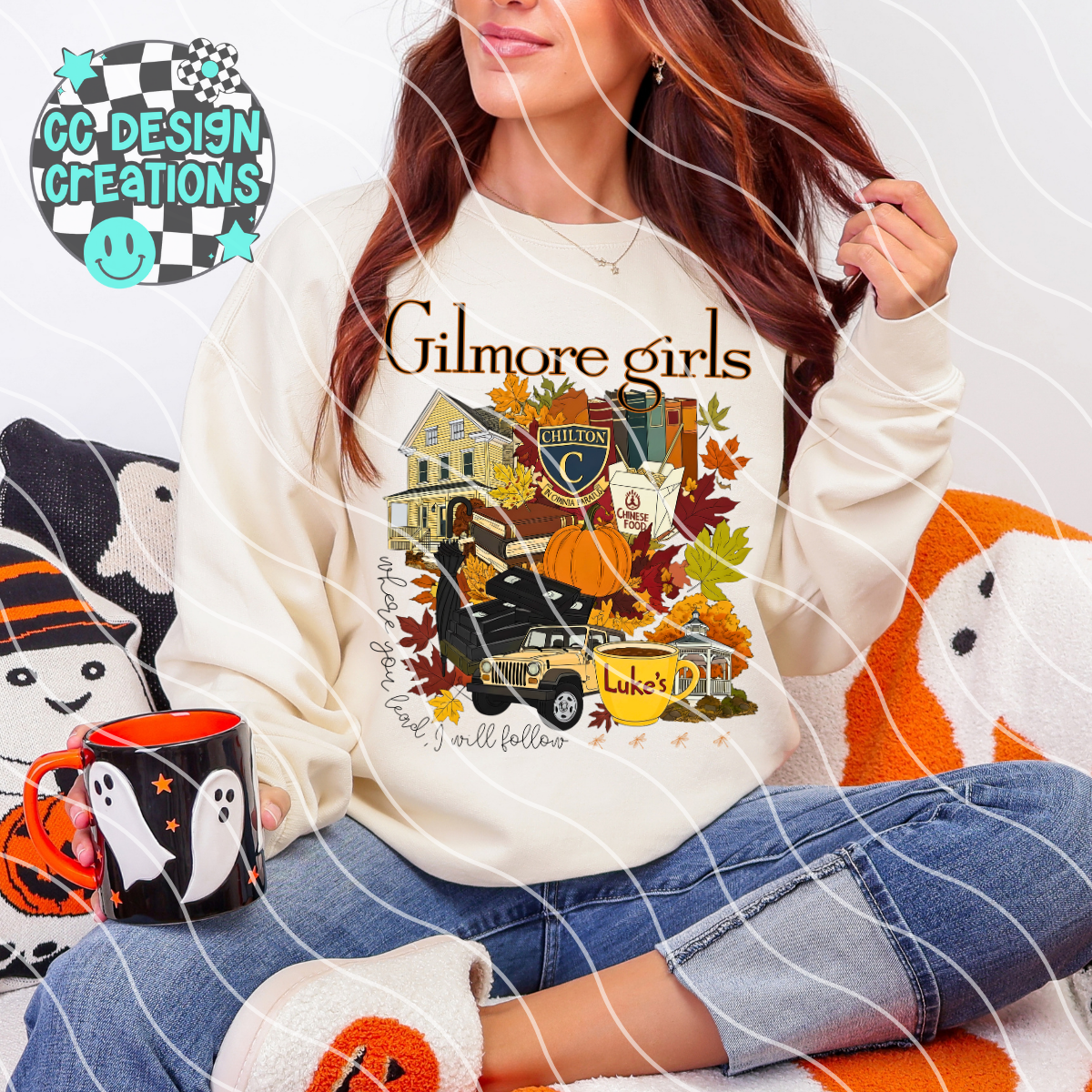 Gilmore Fall Collage PNG Digital Download