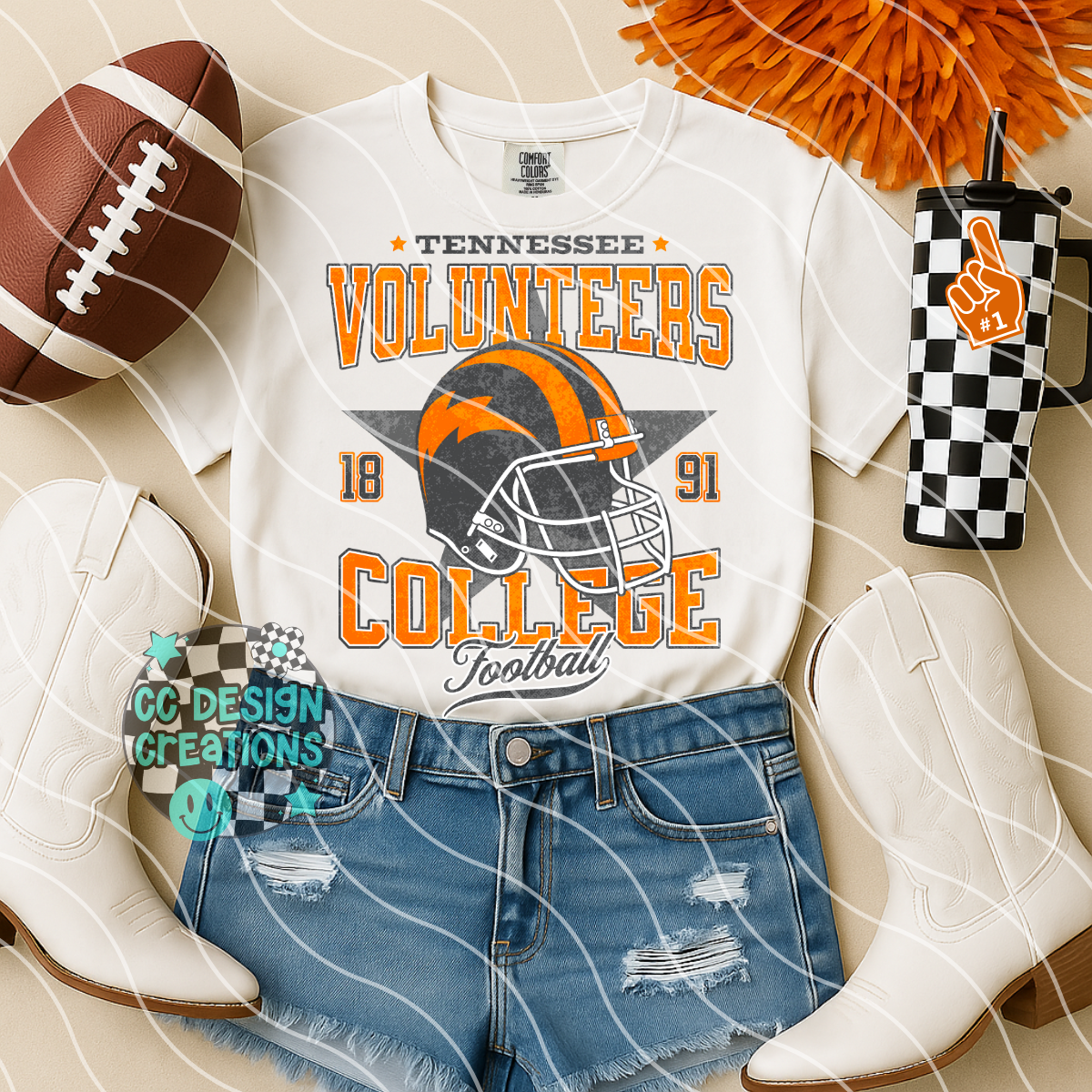 Retro All Star Football Bundle PNG Digital Download (25 Designs)