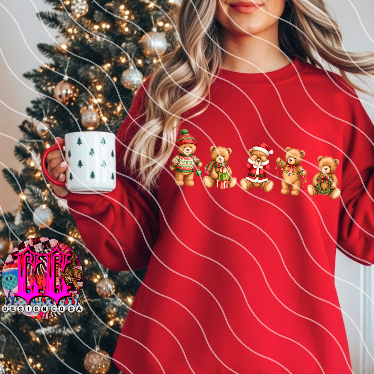 TIS THE SEASON BEARS PNG DIGITAL DOWNLOAD