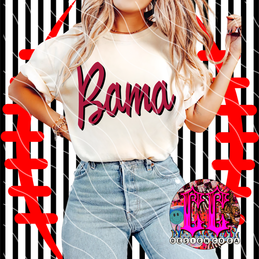 BAMA FOOTBALL TIME PNG DIGITAL DOWNLOAD