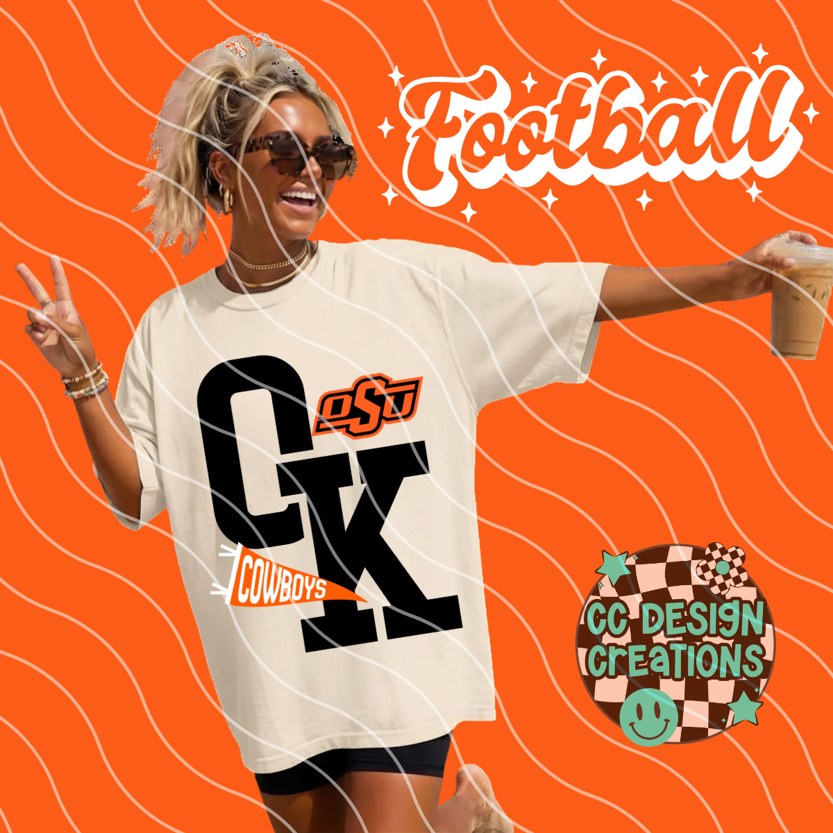 OK STATE FOOTBALL VARSITY PNG DIGITAL DOWNLOAD (WHITE + BLACK INCLUDED)