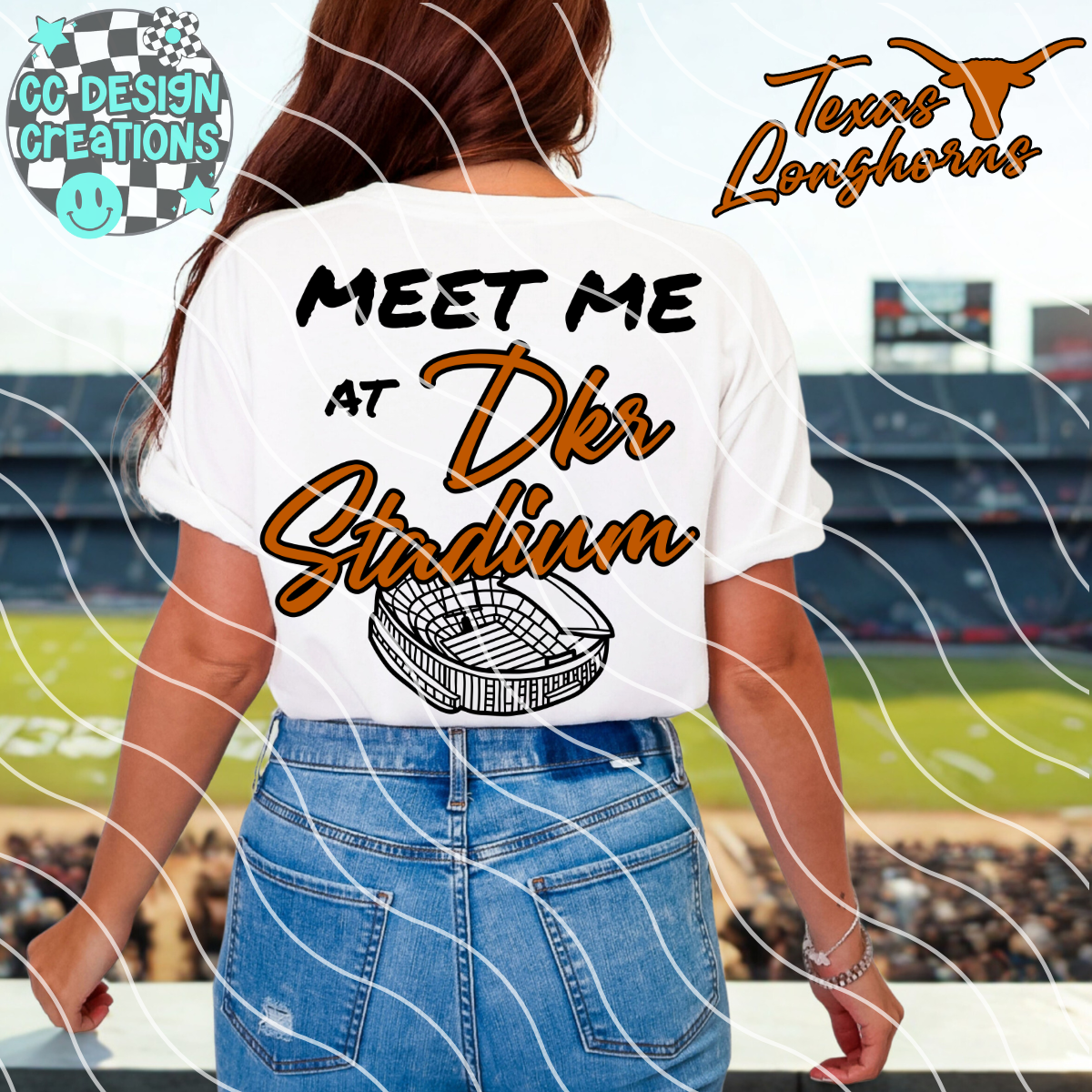 Meet Me At DKR Stadium Horns PNG Digital Download