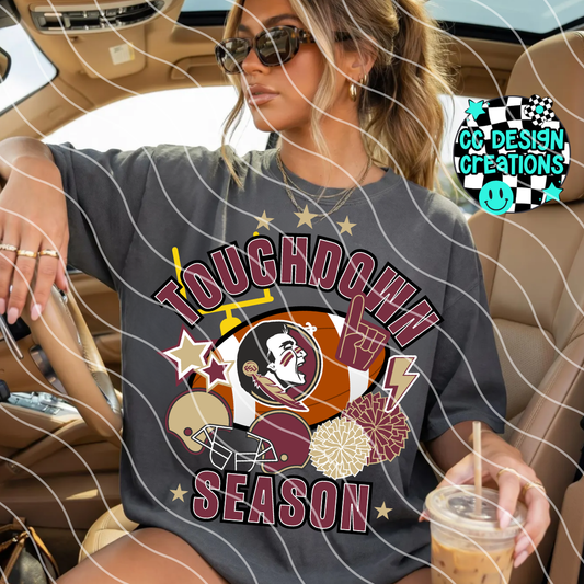 SEMINOLES TOUCHDOWN SEASON PNG DIGITAL DOWNLOAD