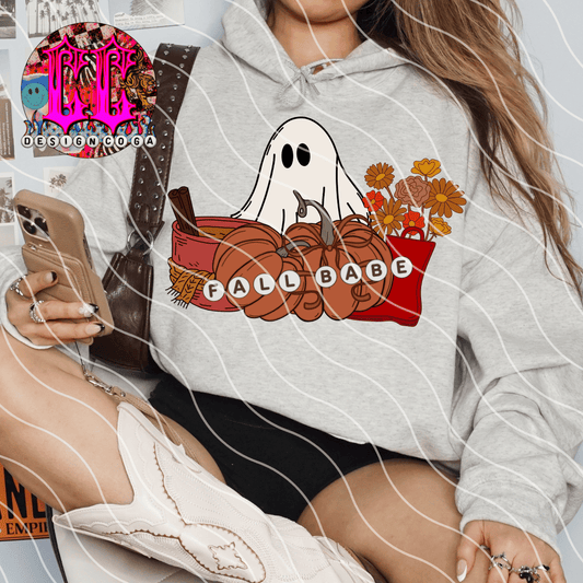 FALL BABE GHOST PNG DIGITAL DOWNLOAD