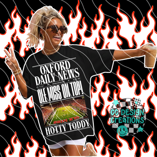 OXFORD DAILY FOOTBALL NEWS PNG DIGITAL DOWNLOAD (WHITE + BLACK INCLUDED)
