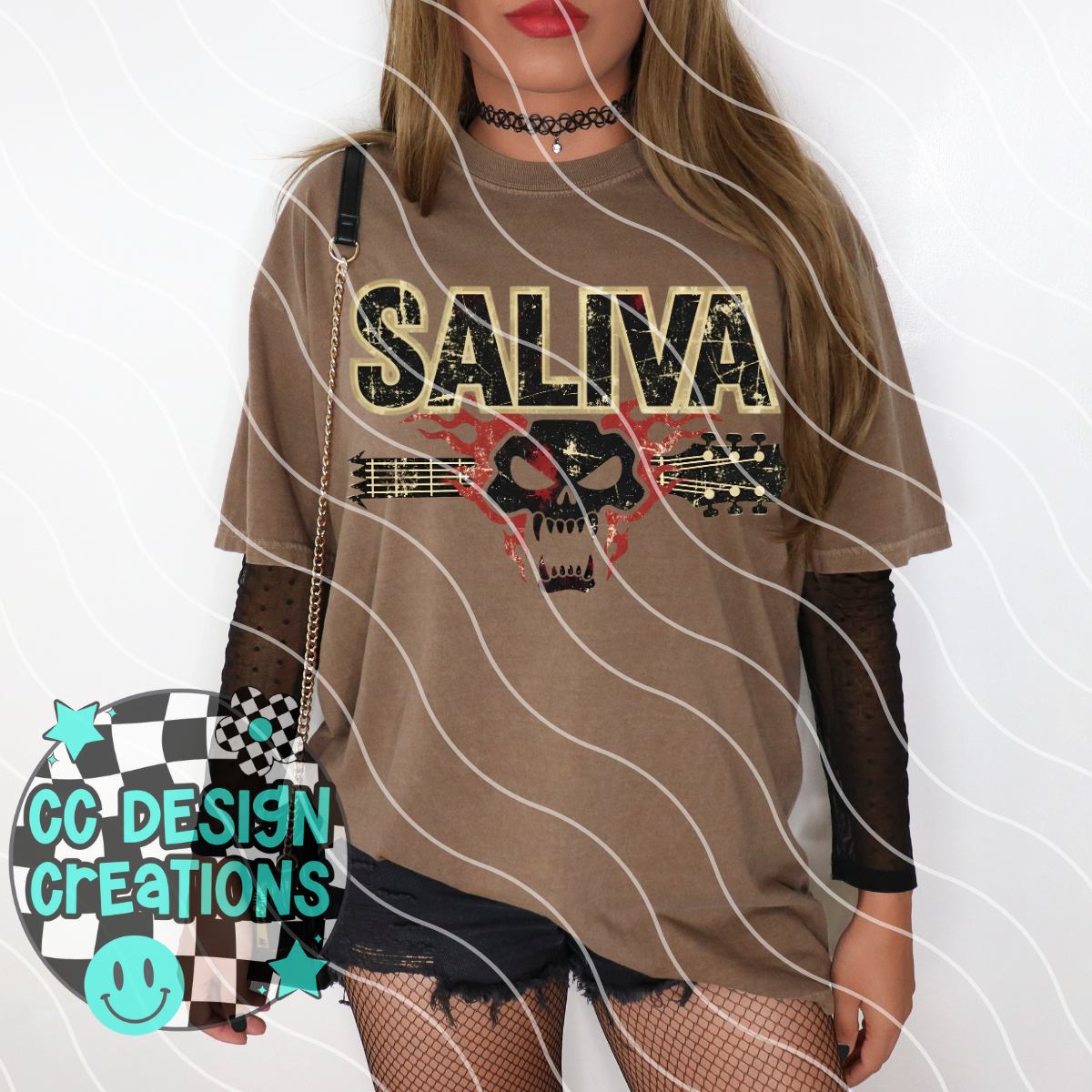 Saliva Guitar PNG Digital Download