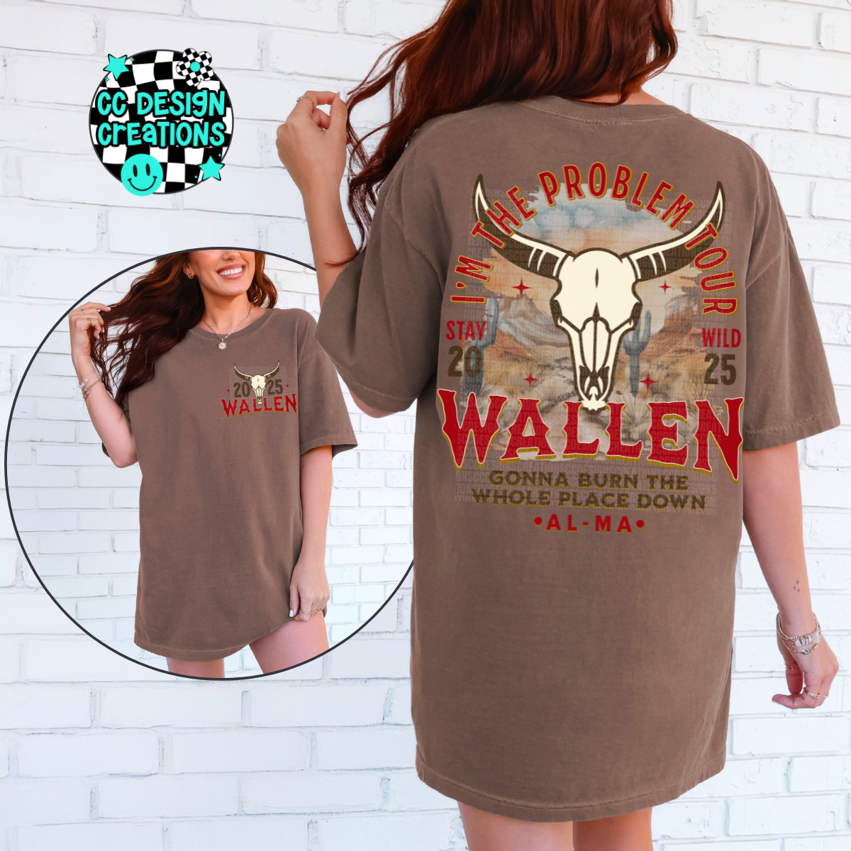 Im The Problem Tour Wallen PNG Digital Download