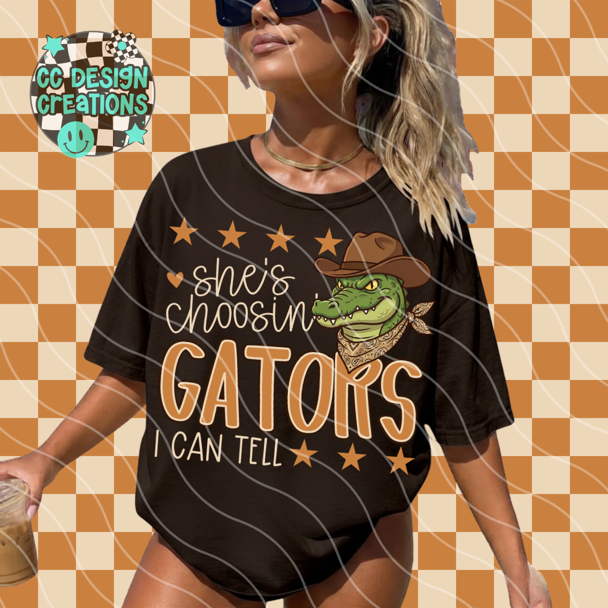 SHE'S CHOOSIN GATORS MASCOT PNG DIGITAL DOWNLOAD