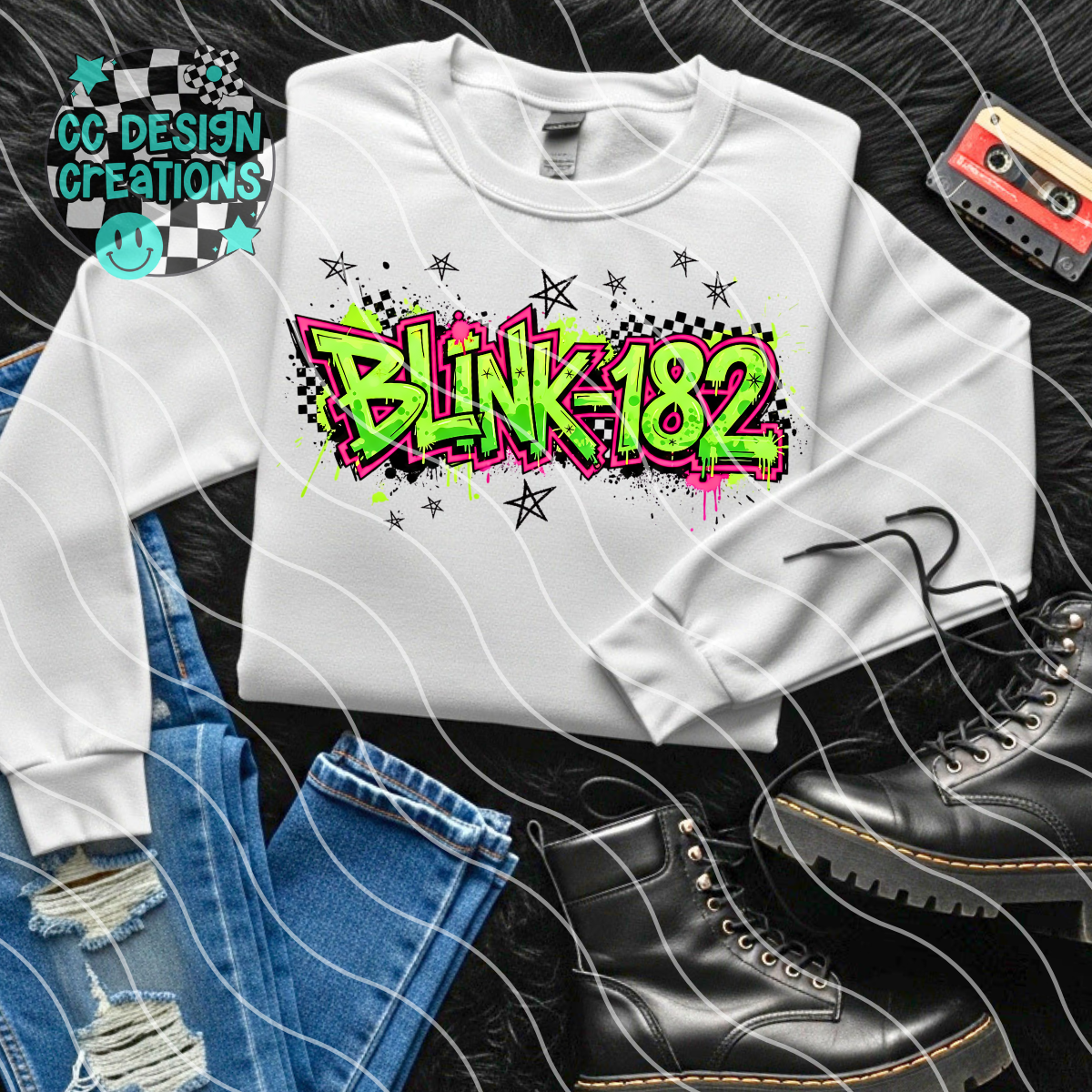 Blink 1 8 2 Grunge PNG Digital Download