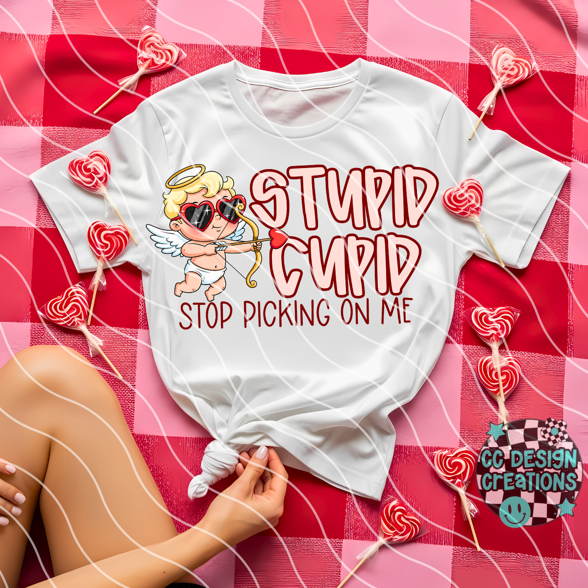 Stupid Cupid PNG Digital Download