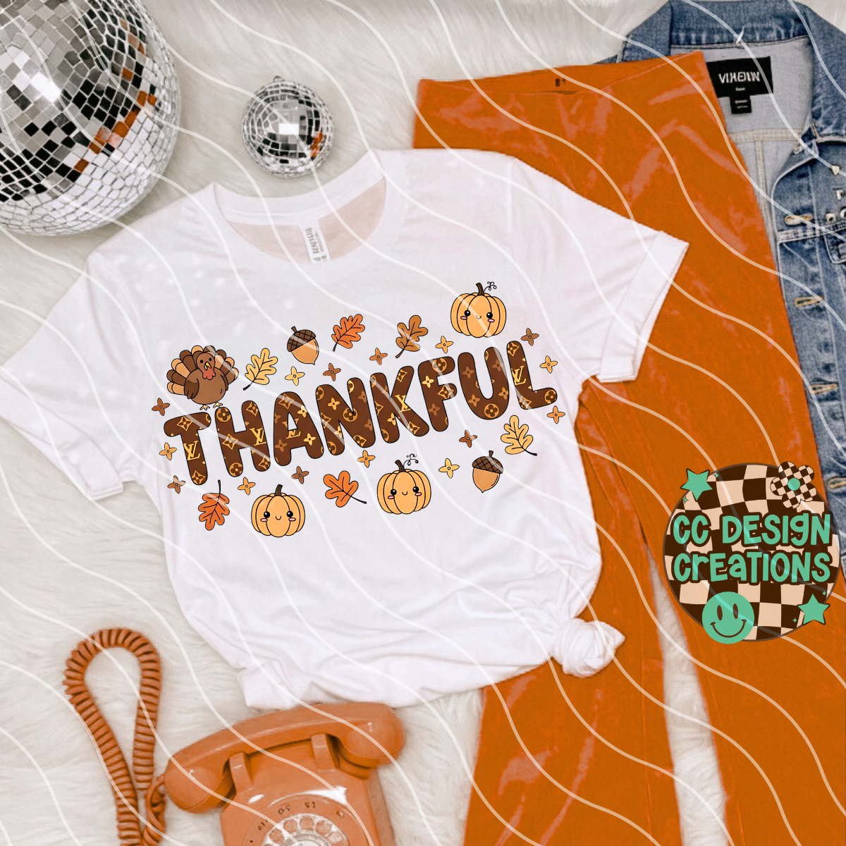 Boujee Thankful PNG Digital Download