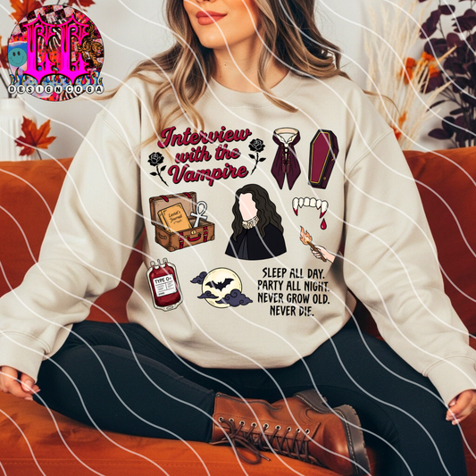 INTERVIEW VAMPIRE PNG DIGITAL DOWNLOAD