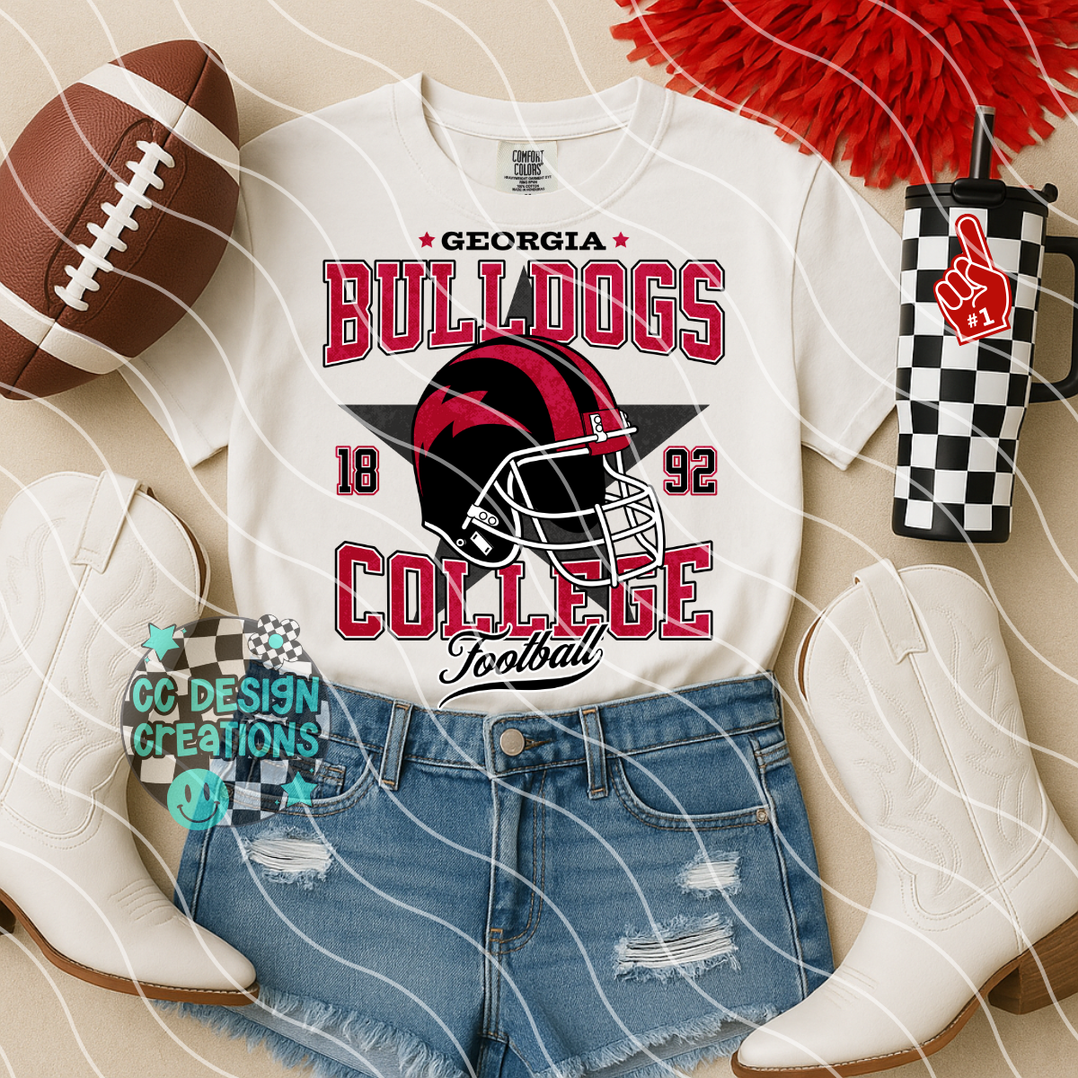 Retro All Star Football Bundle PNG Digital Download (25 Designs)