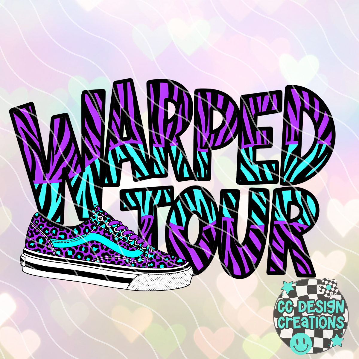 Warped Tou r PNG Digital Download