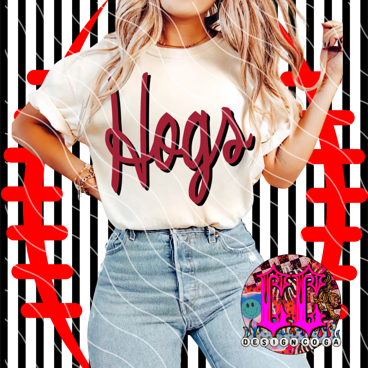 HOGS FOOTBALL TIME PNG DIGITAL DOWNLOAD