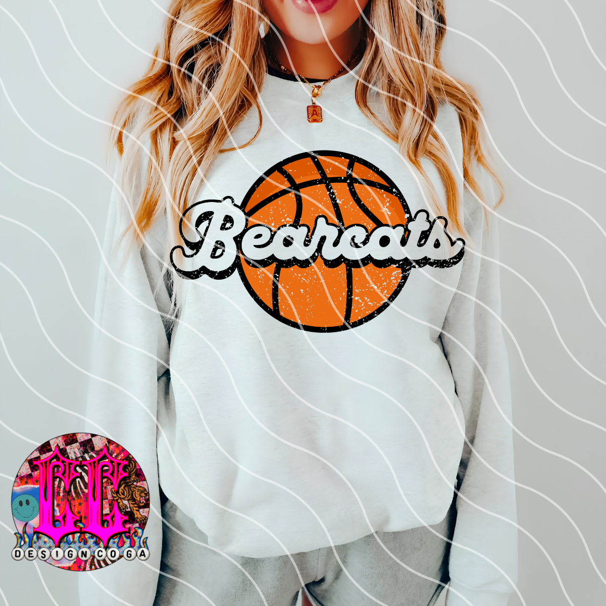 BEARCATS BASKETBALL MASCOT PNG DIGITAL DOWNLOAD