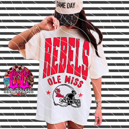 REBELS VARSITY THROWBACK PNG DIGITAL DOWNLOAD