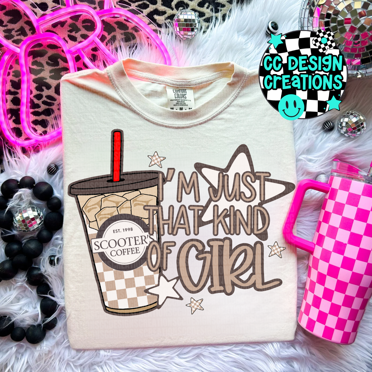Just That Kind of Girl Scooters PNG Digital Download