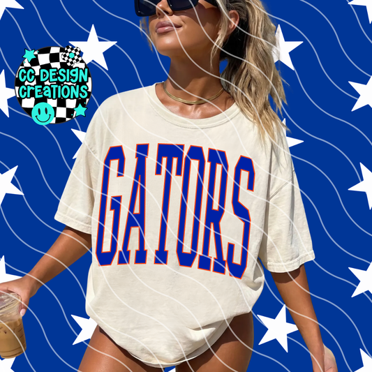 GATORS SKINNY VARSITY FOOTBALL PNG DIGITAL DOWNLOAD (REG + DIS INCLUDED)
