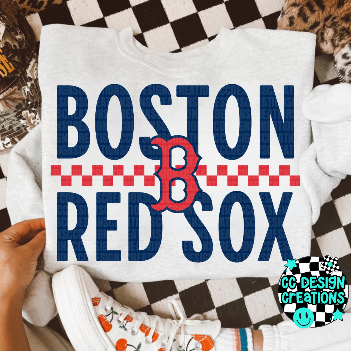 Red Sox Retro PNG Digital Download