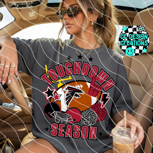 FALCONS TOUCHDOWN SEASON PNG DIGITAL DOWNLOAD