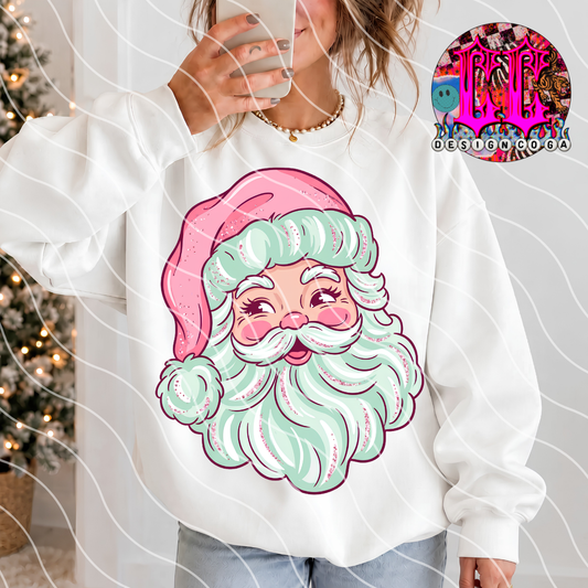 PINKSANTA PNG DIGITAL DOWNLOAD