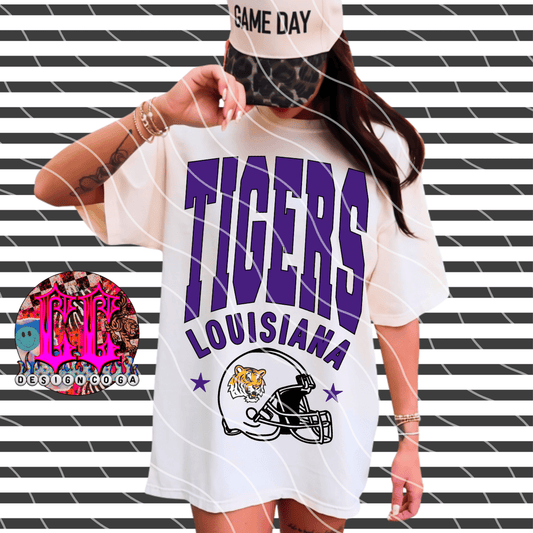 LOUISIANA VARSITY THROWBACK PNG DIGITAL DOWNLOAD