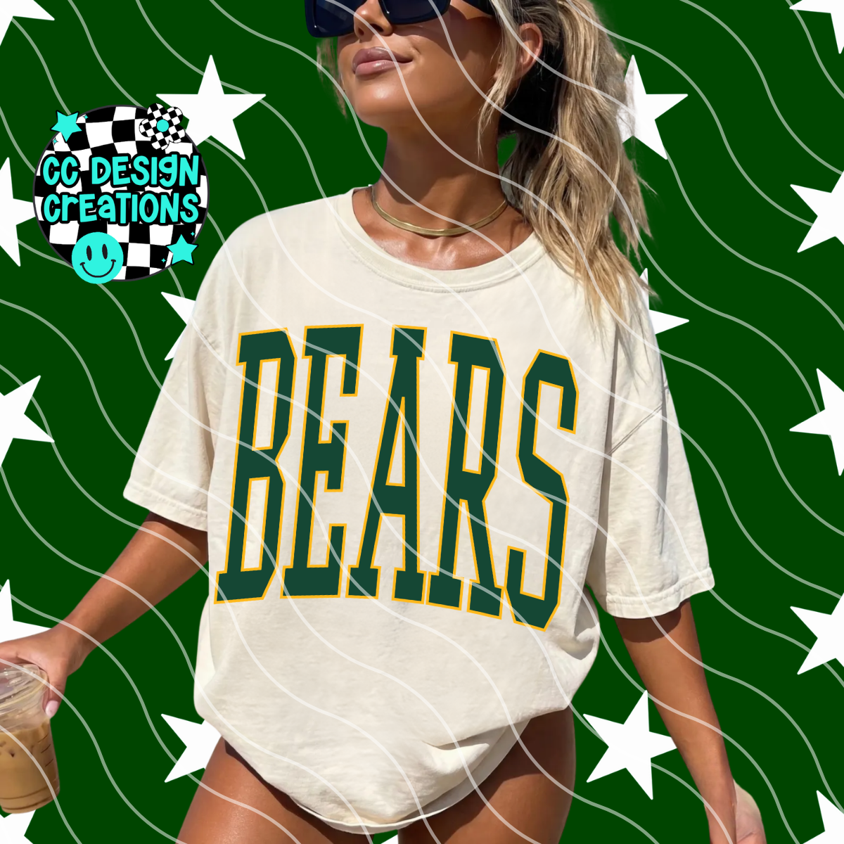 BEARS SKINNY VARSITY FOOTBALL PNG DIGITAL DOWNLOAD (REG + DIS INCLUDED)