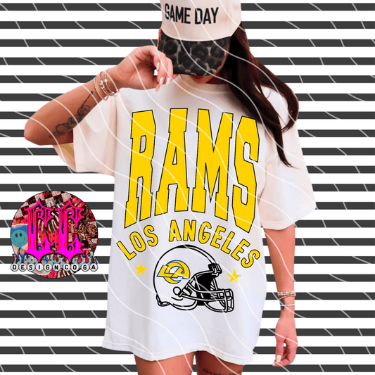 RAMS VARSITY THROWBACK PNG DIGITAL DOWNLOAD
