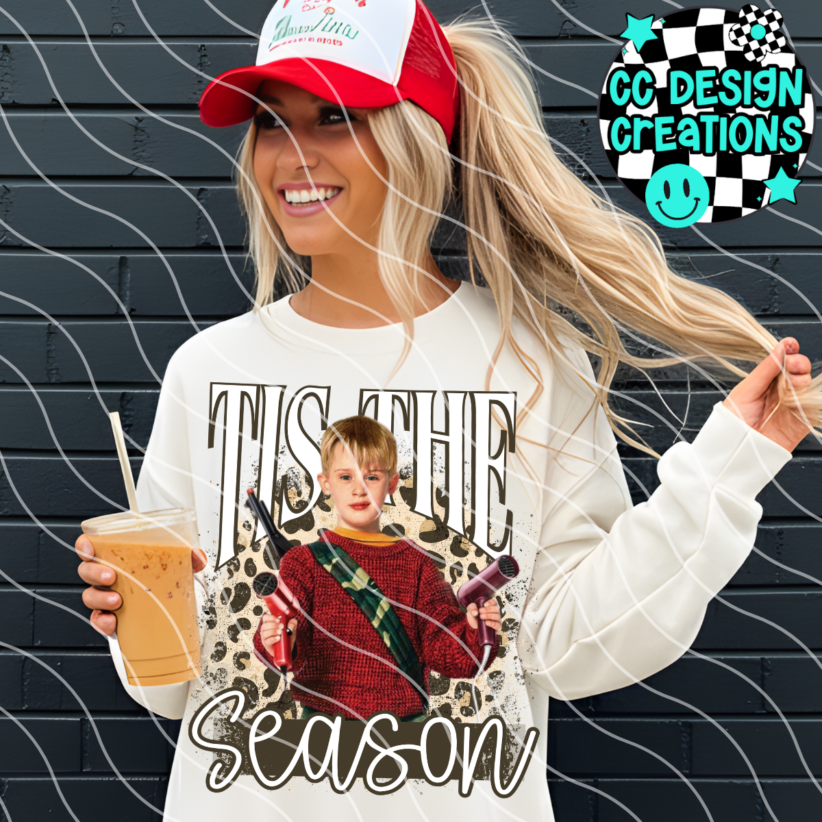 TIS THE SEASON KEVIN PNG DIGITAL DOWNLOAD