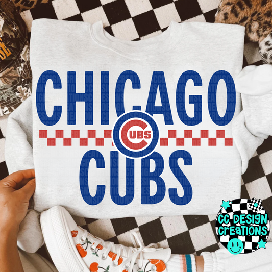 Cubs Retro PNG Digital Download
