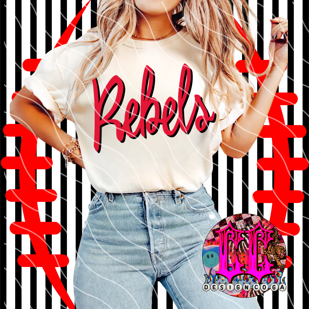 REBELS FOOTBALL TIME PNG DIGITAL DOWNLOAD